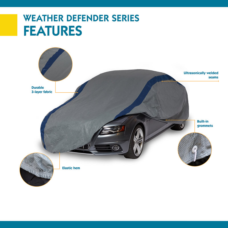 Duck Covers Weather Defender Elastic Mildew Resistant Automobile Cover